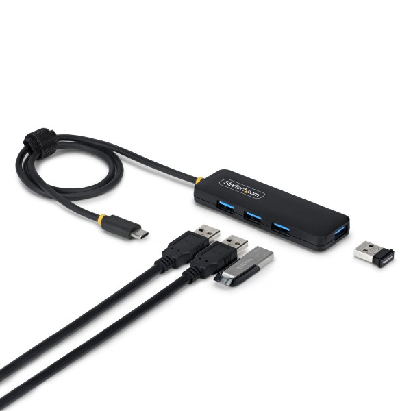 USB šakotuvas Startech H5C4A-USB-HUB-2 Juoda