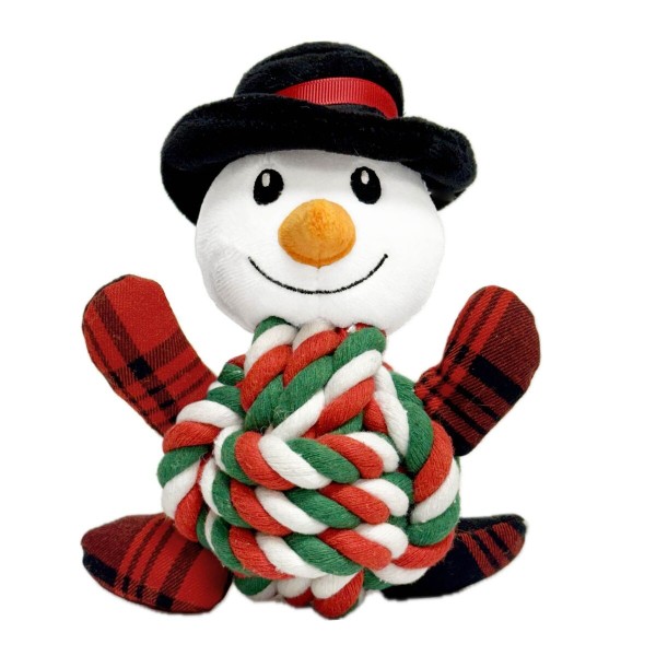 Soft toy for dogs Gloria XMAS FROSTY White