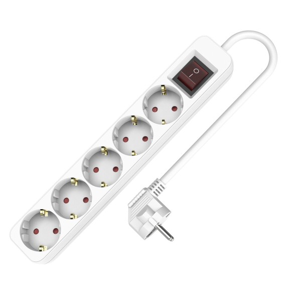 Power Strip - 5 Sockets TM Electron TMUAD505
