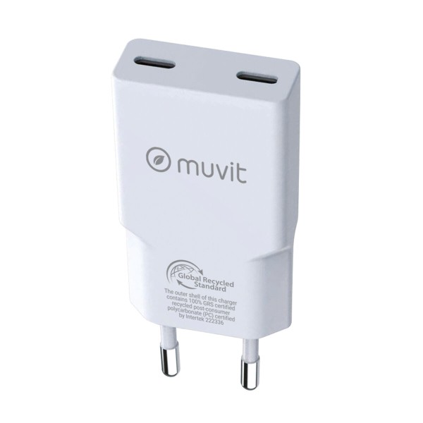 Автомобильное зарядное устройство Muvit for Change HC-263C Белый 30 W