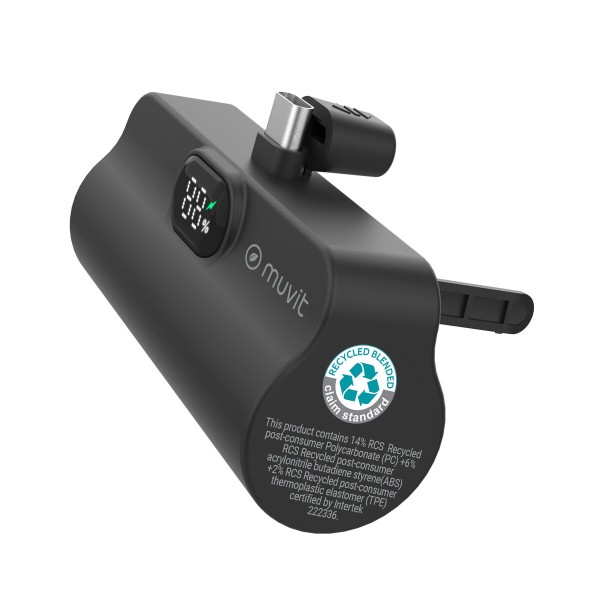 Powerbank Muvit for Change DP53D-R-PD Чёрный 5000 mAh