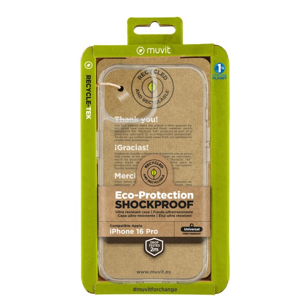 Mobile cover Muvit for Change iPhone 16 Pro