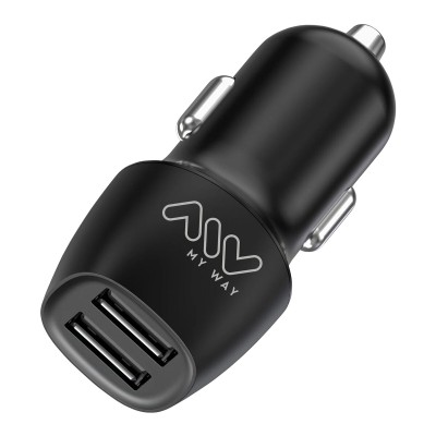Auto Lādētājs Myway Melns 15 W