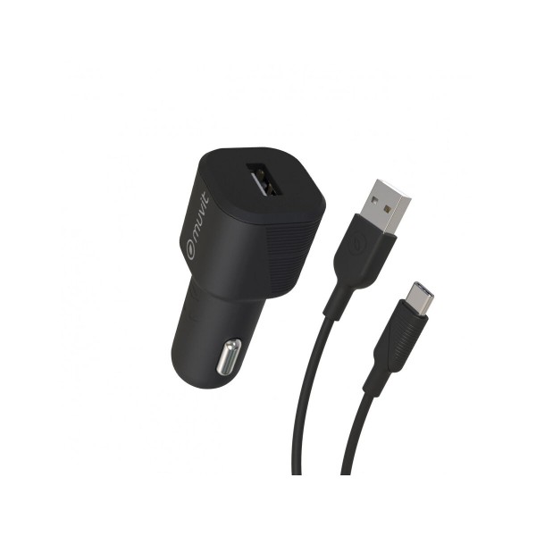 Electric car charger Muvit 1,2 m Black