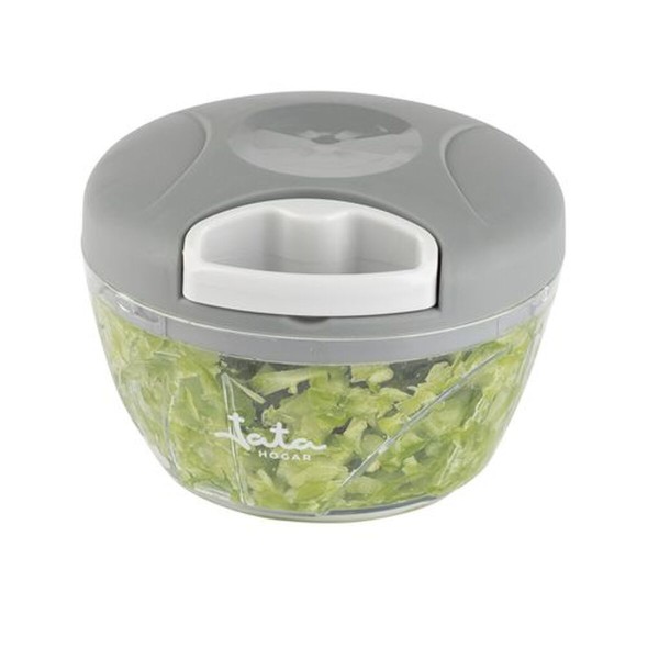 Manual mini chopper with pull cord JATA HMAQ4557 * Grey Stainless steel