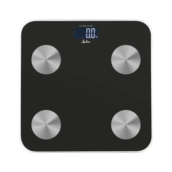Digital Bathroom Scales JATA HBAS1155 Black Glass Tempered Glass 180 kg