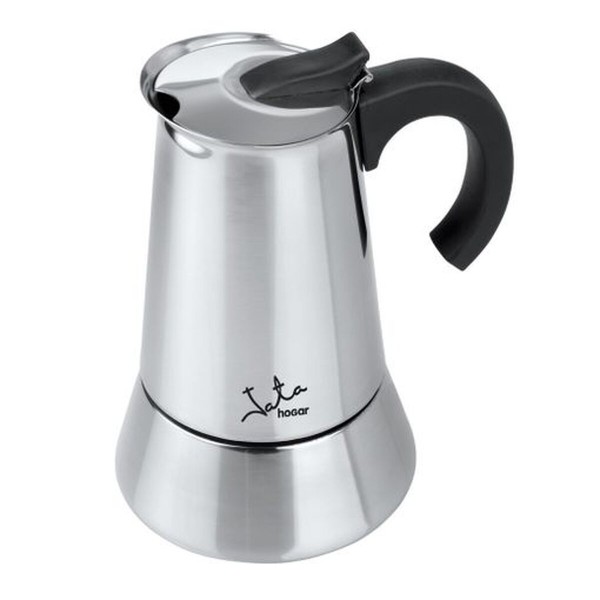 Italian Coffee Pot JATA CAX104 ODIN * Silver Stainless steel