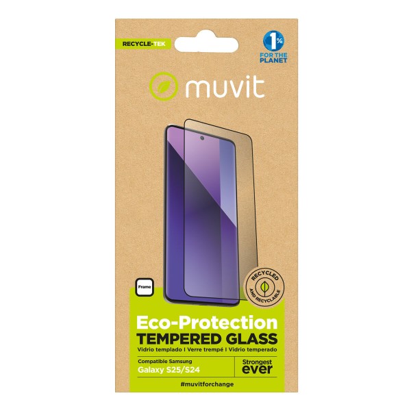 Защита для экрана для телефона Muvit for Change Galaxy S25/S24