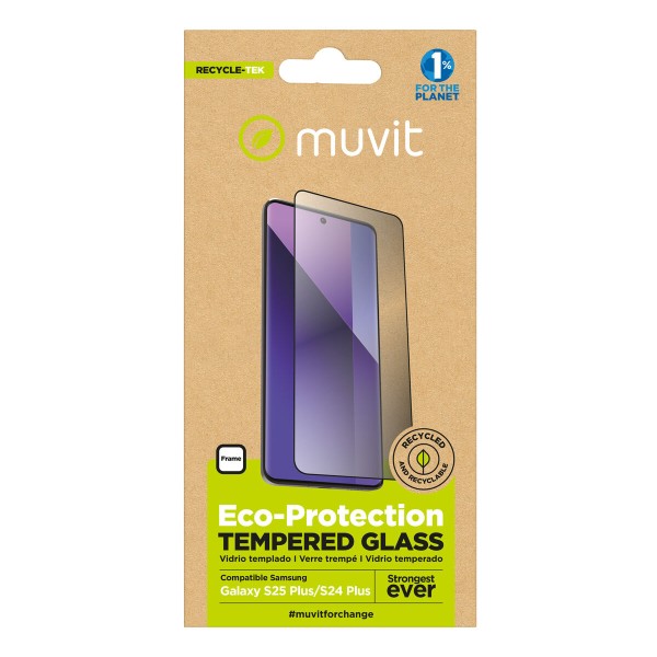 Защита для экрана для телефона Muvit for Change Galaxy S25 Plus/S24 Plus