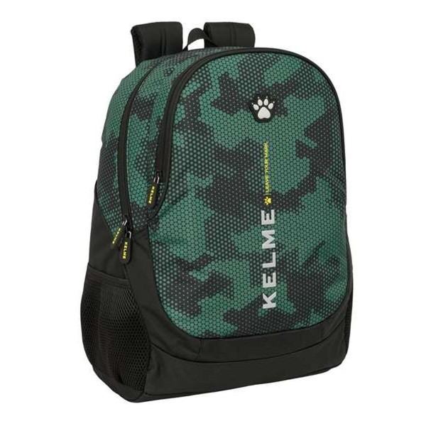 Kooliseljakott Kelme Camo Must Roheline 32 x 44 x 16 cm