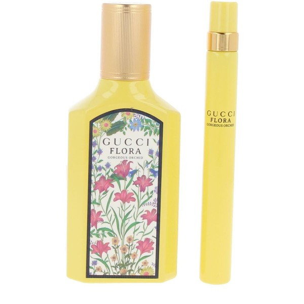 Moteriškų kvepalų rinkinys Gucci FLORA GORGEOUS ORCHID 2 Dalys
