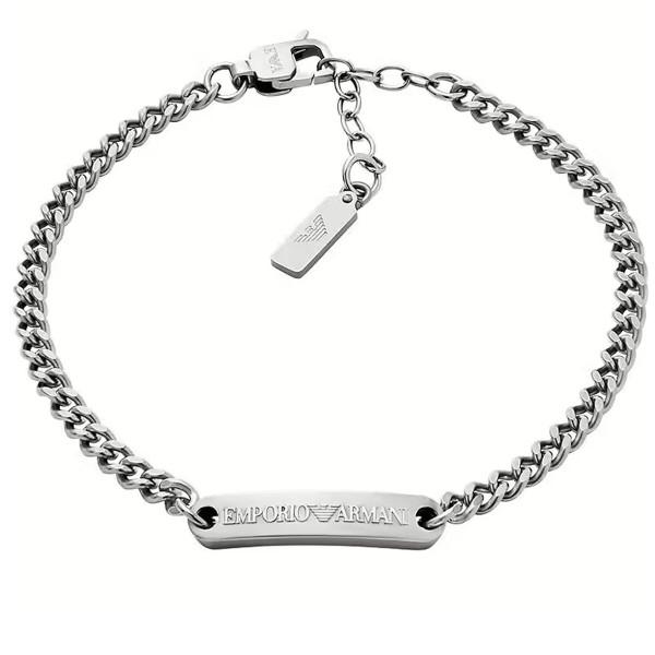 Men's Bracelet Emporio Armani EGS3189040 Silver