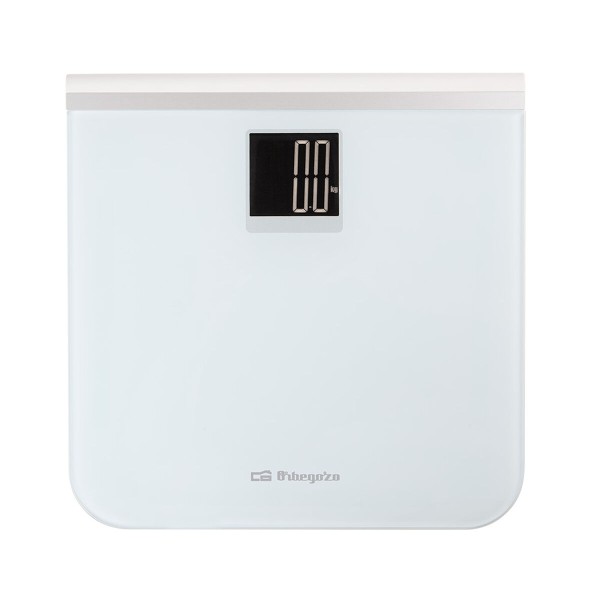 Digital Bathroom Scales Orbegozo PB2236 White Plastic 150 kg