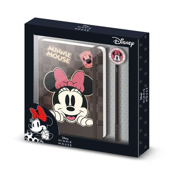 Dienoraštis su aksesuarais Minnie Mouse Ruda 22,4 X 2,2 X 23,2 cm