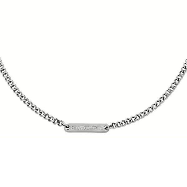 Miesten kaulakorut Emporio Armani EGS3188040 Hopeinen
