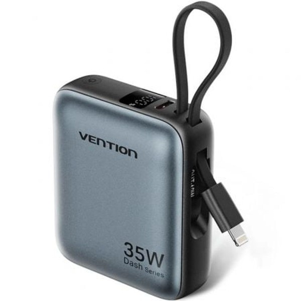 Powerbank Vention FHFN0 Pilka 10000 mAh