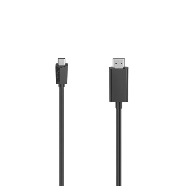 Кабель USB-C — HDMI Hama 00200718 1 m Чёрный