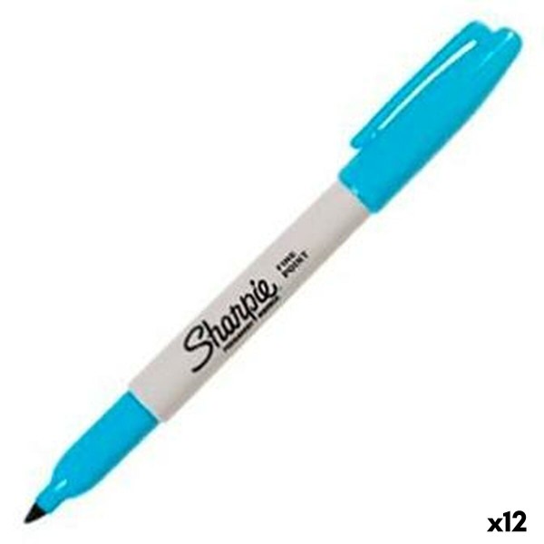 Permanent marker Sharpie Blue 1,4 mm (12 Units)