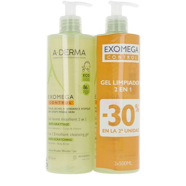 Очищающий гель A-Derma EXOMEGA CONTROL 500 ml