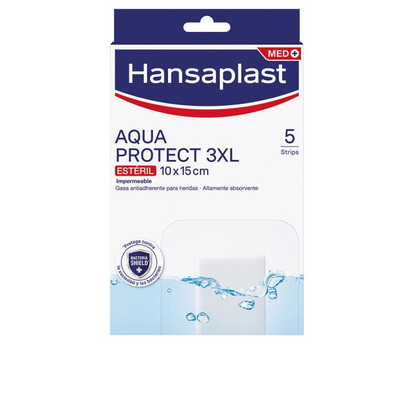 Sterilized Dressings Hansaplast HP AQUA PROTECT 3XL Transparent 10 x 15 cm 5 Units