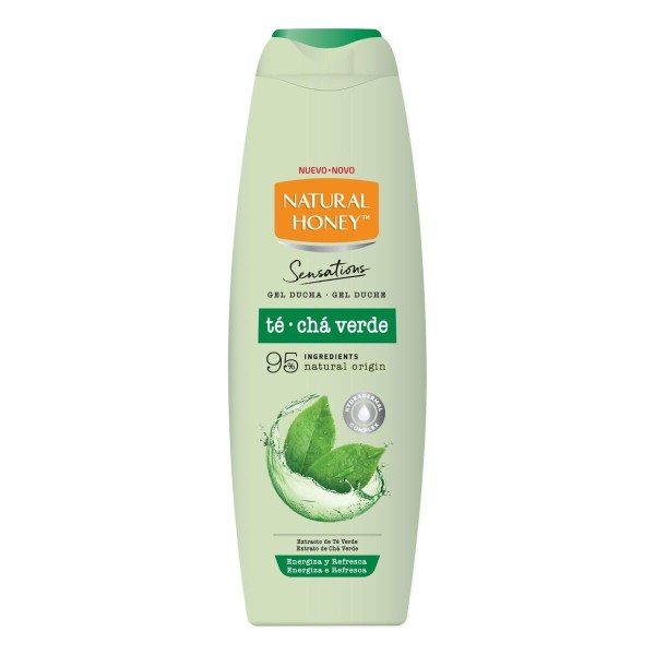 Shower Gel Natural Honey TÉ VERDE 600 ml