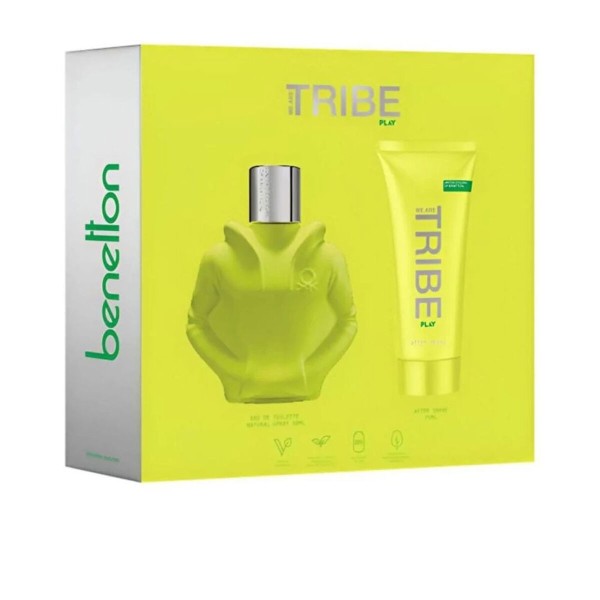 Men's Perfume Set Benetton WE ARE TRIBE PLAY MEN 2 Pieces