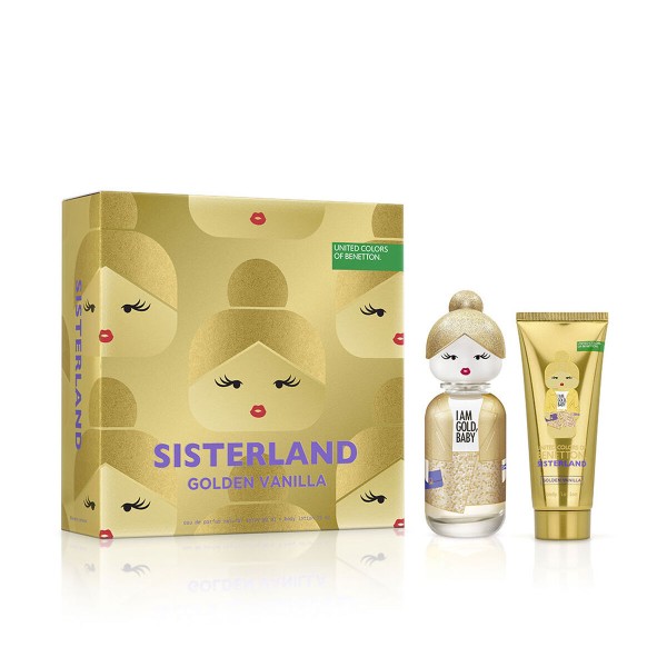 Naiste parfüümi komplekt Benetton SISTERLAND GOLDEN VANILLA 2 Tükid, osad