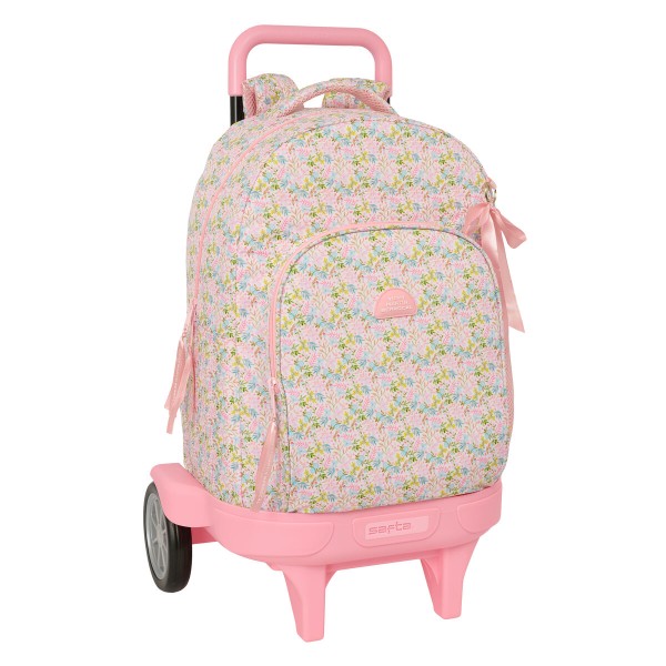School Rucksack with Wheels Vicky Martín Berrocal Multicolour 33 x 45 x 22 cm
