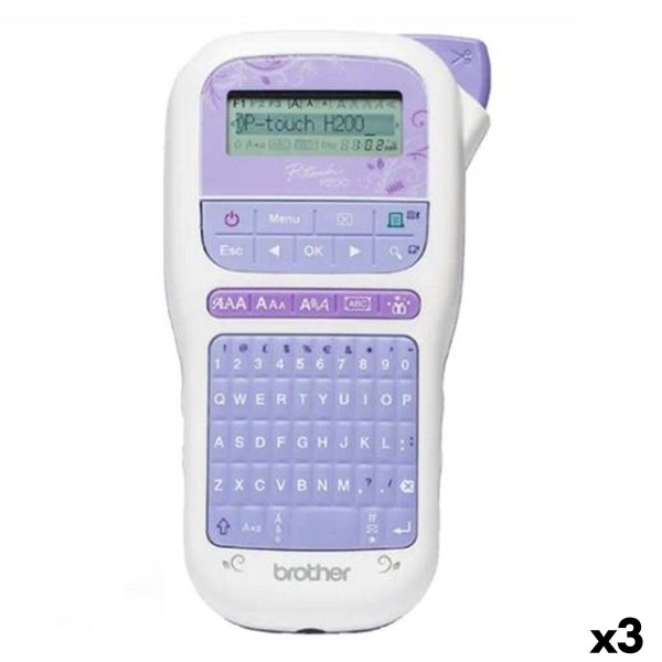 Electric Label Maker Brother PT-H200 White (3 Units)