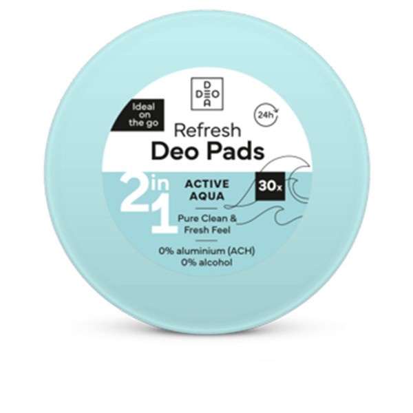 Deodorantas Deodea DEO PADS Active Aqua (30 vnt.)