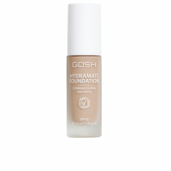 Šķidrā Grima Bāze Gosh Copenhagen HYDRAMATT Nº 010-Light Dark-Neutral Spf 15 30 ml