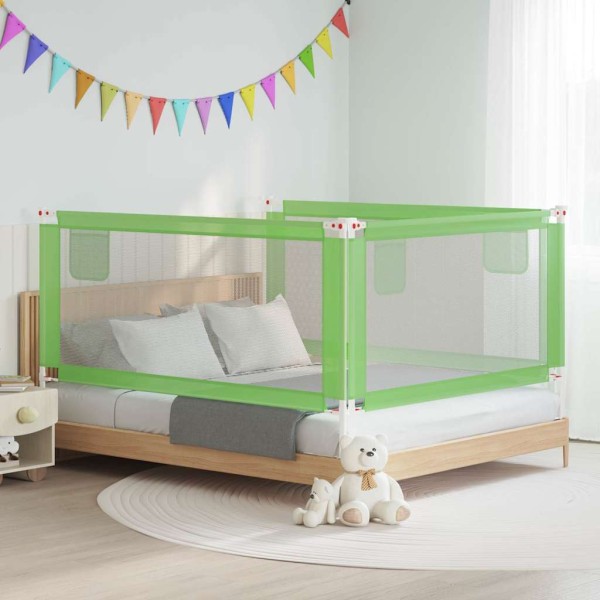 Child bed, green, 180x25cm, fabric