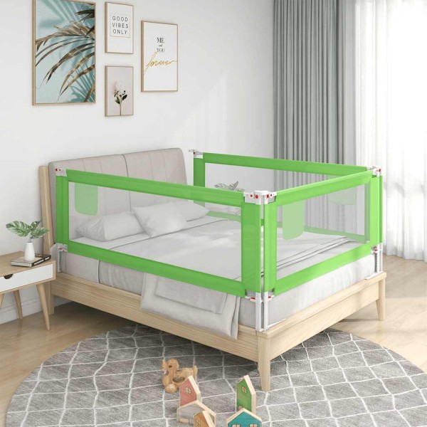 Child's bed, green, 190x25cm, fabric
