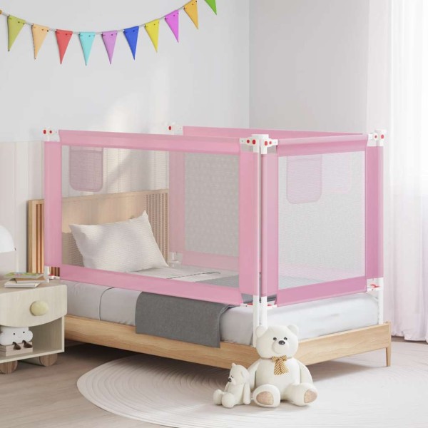 Child's bed, pink, 150x25cm, fabric
