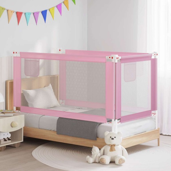 Child's bed, pink, 160x25cm, fabric