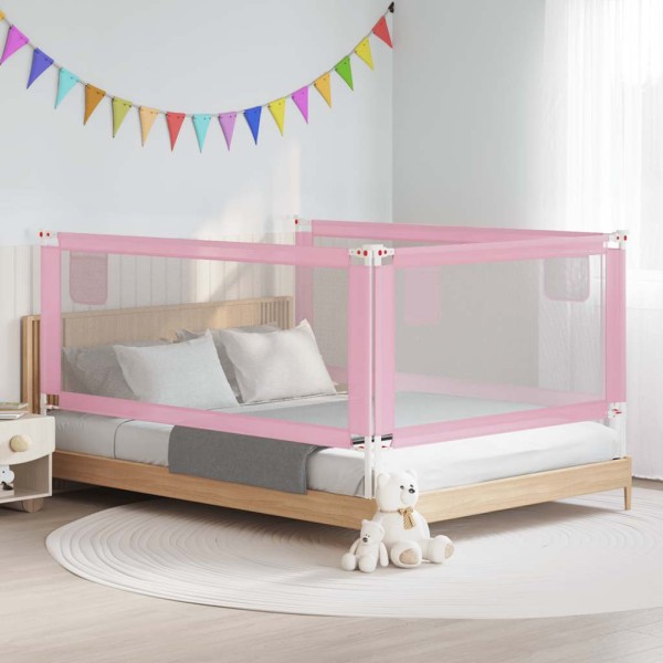 Child's bed, pink, 200x25cm, fabric