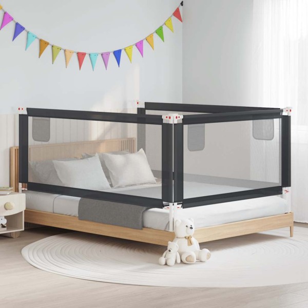 Child bed, grey, 200x25cm, fabric