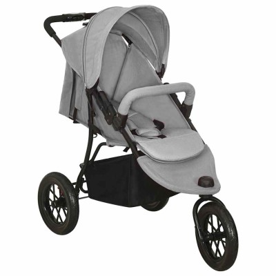 Baby cart, light gray, steel