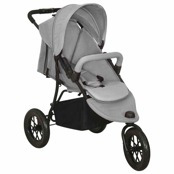 Baby cart, light gray, steel