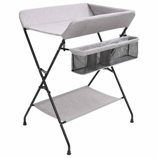 Development table, light grey, iron
