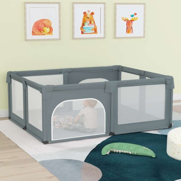 Baby riding with 2 doors, grey, oxford fabric