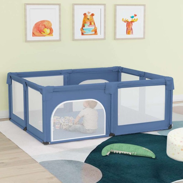 Baby riding with 2 doors, blue, oxford fabric