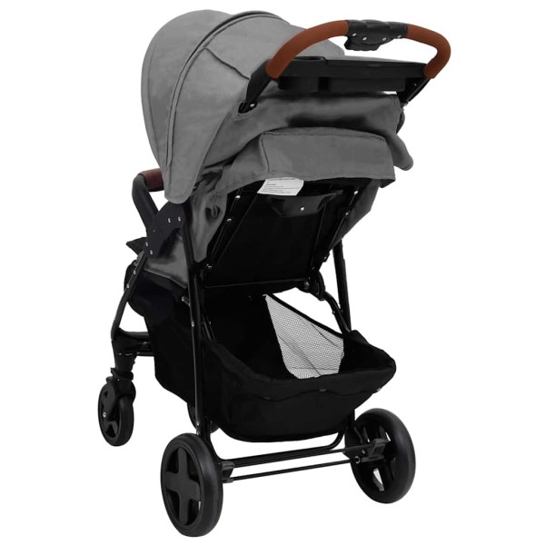 Child Trolley 2-1, light grey steel