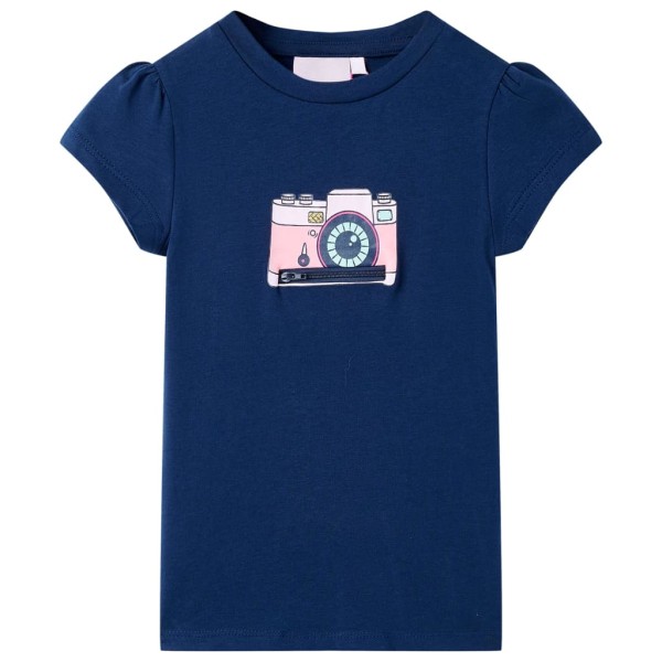 Children's shirt, dark blue color, 116 size
