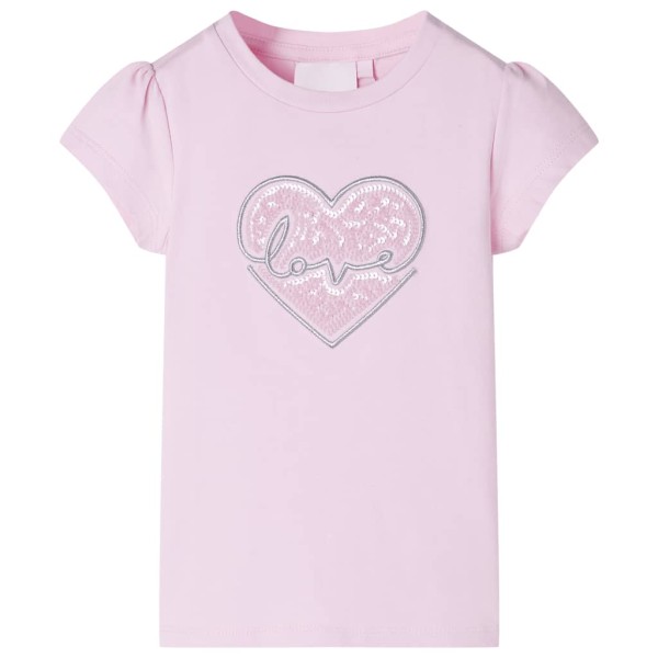 Children's T-shirt, light pink, 104 size