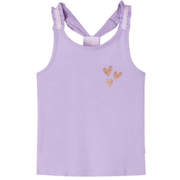 Children's T-shirt without sleeve, olive-coloured, 92-sized