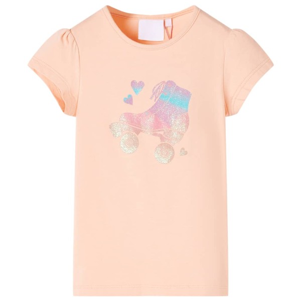 Children's T-shirt, light orange, 128 size