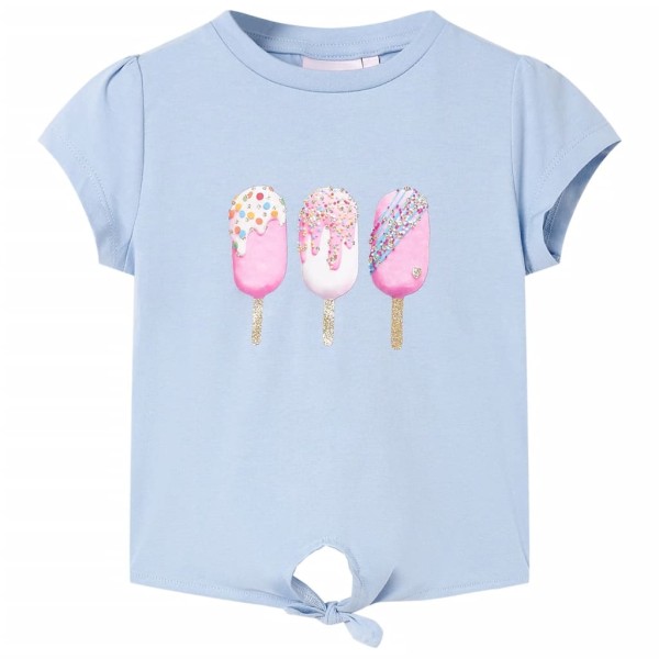 Children's T-shirt, blue, 128 size