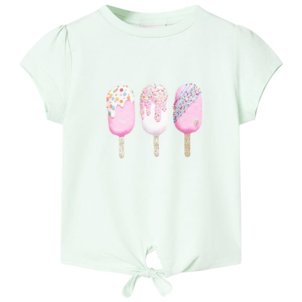 Children's T-shirt, light mint, 104 size