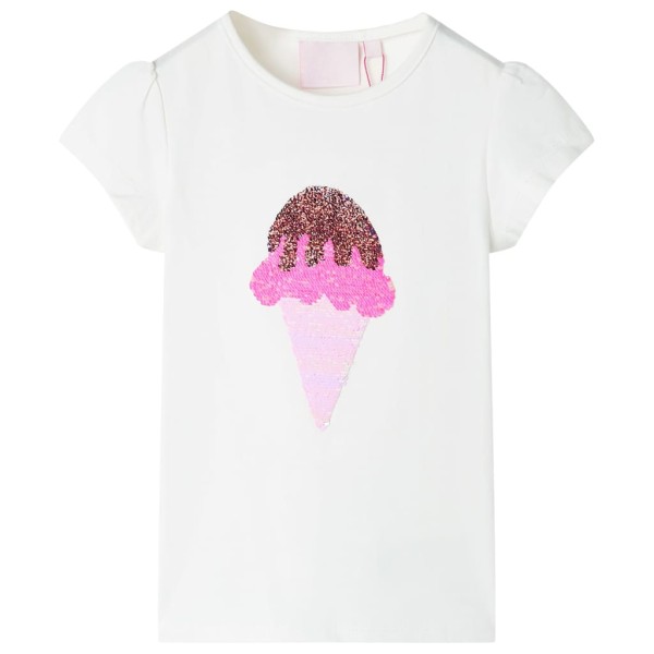 Children T-shirts, ecru colors, 116 size